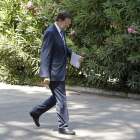 Mariano Rajoy, en el Palacio de Marivent el pasado martes.