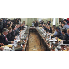 El ministro de Hacienda y Administraciones Públicas, Cristóbal Montoro, presidió ayer la reunión de la Comisión Nacional de Administraciones Locales.