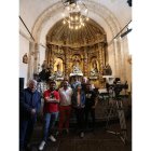 Parte del equipo del corto con los ediles Gancedo y Miranda. L. DE LA MATA