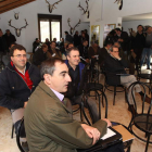 Aspecto de una de las subastas de caza para la zona berciana de los Ancares.