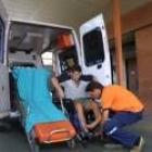 El barrenista, Antonio Piris, a su salida del Hospital del Bierzo