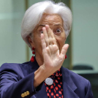 Christine Lagarde, presidenta del Banco Central Europeo, BCE. OLIVIER MATTHYS