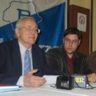 La presentación del candidato del Partido del Bierzo, ayer en Bembibre