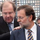 Juan Vicente Herrera, en la reunión de los presidentes autonómicos con Mariano Rajoy.