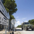 El accidente se produjo en una base de Zaragoza.