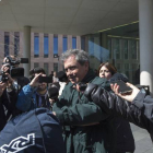 Jordi Pujol Ferrusola, ante la Ciutat de la Justícia, donde declaró el pasado 26 de marzo.