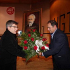 Fernández y Arturo Fernández, en el homenaje.