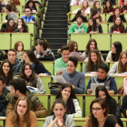 Simulacro de la selectividad, ayer en la jornada de puertas abiertas del campus