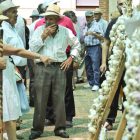 Una de las ferias del ajo que se celebran en la provincia. SARA CAMPOS