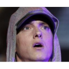 El cantante Eminem en uno de sus conciertos.