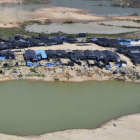 Un campamento minero en perú.