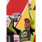 Nico Terol no podía tener mejor celebración del título en 125 que hacerlo delante de sus paisanos.