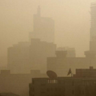 Una ciudad china con altos niveles de contaminación.