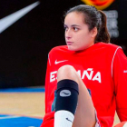 Ángela Salvadores jugará esta noche con España frente a Italia. RFEB