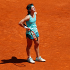 Carla Suárez, en su despedida de Madrid.