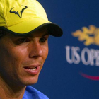 Rafael Nadal, durante la rueda de prensa de presentación del Abierto de EEUU.