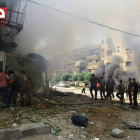 La ciudad de Duma ha sido atacada fuertemente en las últimas semanas por las fuerzas del régimen de Asad.