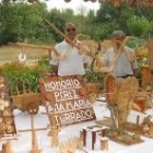 Uno de los puestos de artesanía de la feria del año pasado, celebrada en Torneros