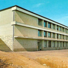 El instituto de Fabero, en una imagen de los primeros años de su trayectoria. CORTESÍA DE MANUEL ENRÍQUEZ