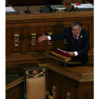 Fernando Soto, presidente del parlamento.