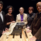 Alfonso Ordóñez, Mercedes Cantalapiedra, María España, Ángeles Aguilera y Gustavo Martín Garzo.