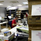 Interior de las dependencias de la Audiencia Nacional en Madrid.