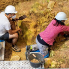 Detalle de las excavaciones de Atapuerca. SANTI OTERO