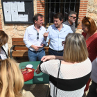 Mañueco, en la apertura del curso político del PP de Burgos en una comida popular. RICARDO ORDÓÑEZ
