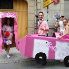 Los participantes en el carnaval sacan a relucir el ingenio. DL