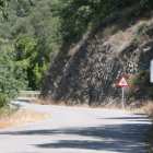 Carretera de Paradaseca, en una imagen de archivo.
