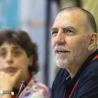 Lola Contreras y Joaquín Nieto, en su intervención. RAÚL SANCHIDRIÁN