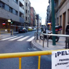 La entrada a Bernardo del Carpio, desde Lancia, cortada.
