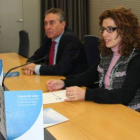 Los responsables de Aguas de León.