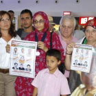La presidenta de CC visitó ayer a la activista.