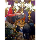 Velatorio del cadáver de Carlos Palate, en Ambato (Ecuador)