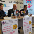 Gutiérrez, Chamorro y García, en la presentación de las jornadas.