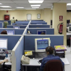 Servicio de teleoperadores de una empresa.