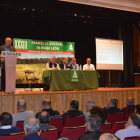 Asamblea general de Asaja celebra ayer en Valencia de Don Juan. MEDINA