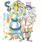 Los dibujos de Prada representan la realidad de una forma extravagante