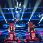 Audiciones a ciegas del concurso de Tele 5 'La voz'.