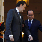 Rajoy y Hollande, el 27 de noviembre del año pasado, en la cumbre hispano-francesa que mantuvieron en Madrid.