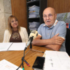 Carmen Doel y Pedro Fernández, ayer, en rueda de prensa. DE LA MATA