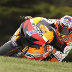 Stoner en el circuito de Australia.