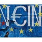 Grafiti en una calle de Atenas contra el plan propuesto por los acreedores de Grecia.