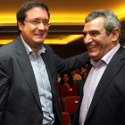 López y Villarrubia sonreían ayer en Valladolid.