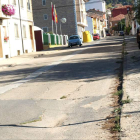 La calle Las Eras cuenta con tramos hundidos.