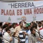 Clemente y Ruiz saludan a los representantes agrarios