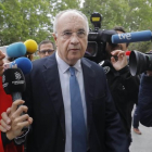Rafael Blasco, exconseller valenciano, a su entrada a la Ciudad de la Justicia este lunes para el inicio del segundo juicio del caso cooperación.