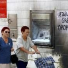 La sucursal del Banco Santander de Ondarroa fue la más afectada