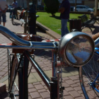 Detalle de uno de los modelos bicicletas antiguas expuestas en el Ciclofest del año pasado. MEDINA